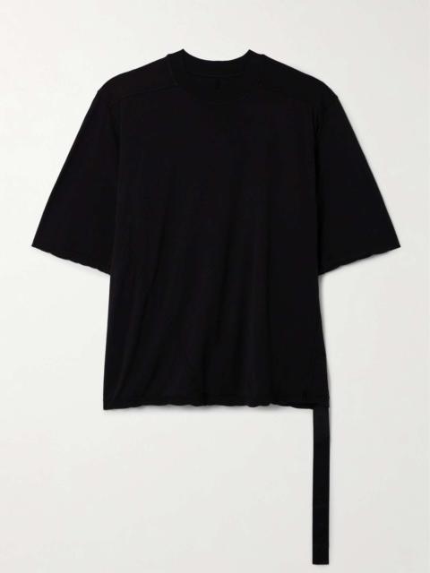 Walrus paneled cotton-jersey T-shirt Black