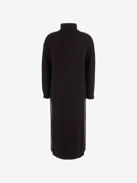 Fragore roll-neck knitted midi dress