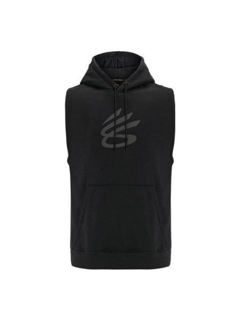 Under Armour Curry Fleece Sleeveless Hoodie 'Black' 1374301-001