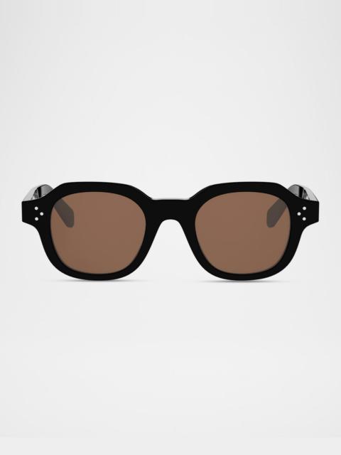 Men's 3 Dots Acetate Square Sunglasses