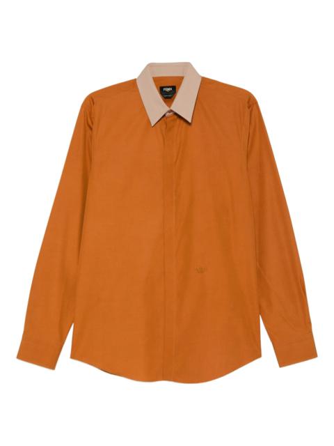 Fendi Contrasting-collar Shirt