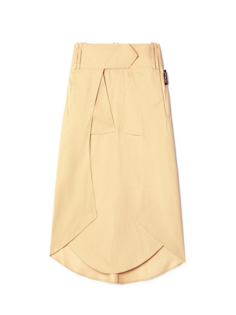 Beige Savana Midi Skirt