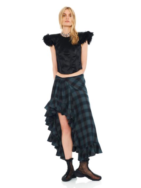 SEA PINE PLAID FLORIST SKIRT