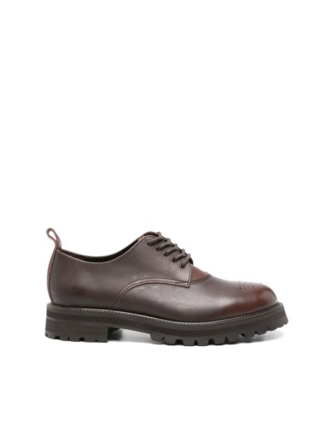 Commando Blucher leather derby shoes
