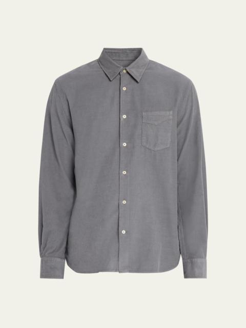 Men's Benoit Cotton Corduroy Button-Down Shirt