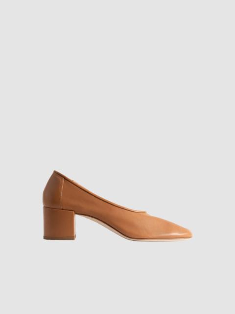Prudence 45 Summer Tan Nappa Leather Ballet-Style Pump