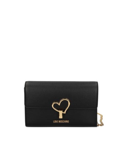 heart-detail cross body bag