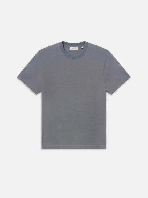 Frame Logo Tee in Old Blue
