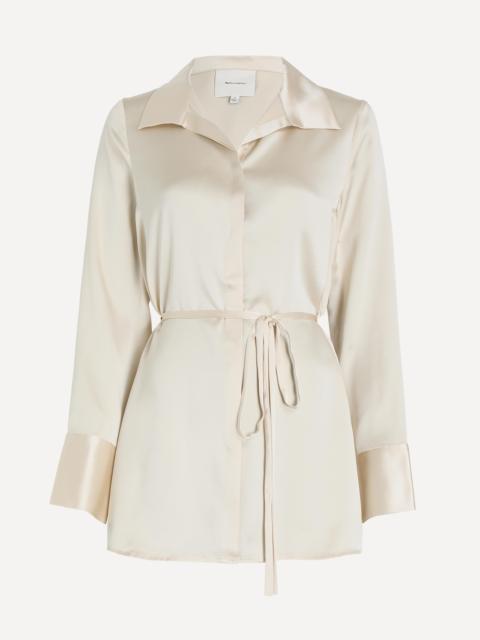 Camilla Almond Silk Shirt