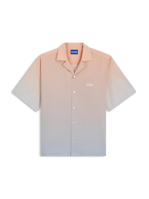 RELAXED-FIT SHIRT WITH GRADIENT PRINT