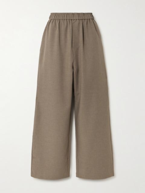 Baxter Twill Wide-leg Pants