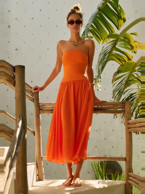 BARI STRAPLESS DRESS CLEMENTINE