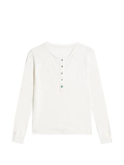 Coralie button long sleeve T-shirt
