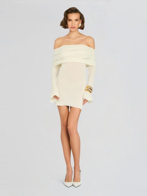 GALLI RIB KNIT MINI DRESS