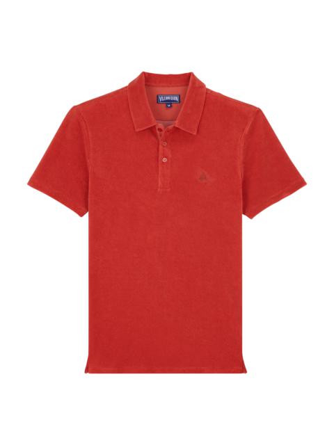 Men Terry Polo Solid