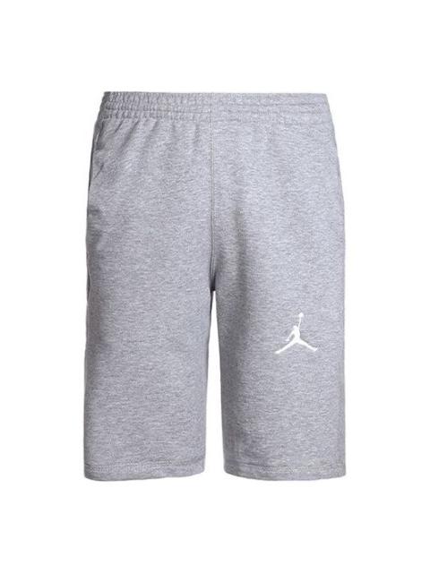 Air Jordan Casual Sports Basketball Training Breathable Shorts Gray 809458-063