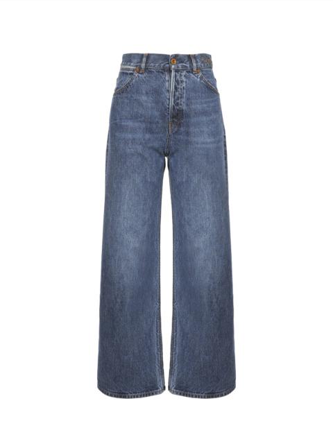 "STROMBOLI" WIDE CROPPED JEANS