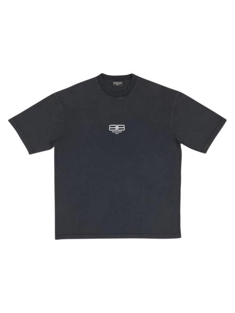 Balenciaga BB Paris Icon Medium Fit T-shirt Black/White Logo