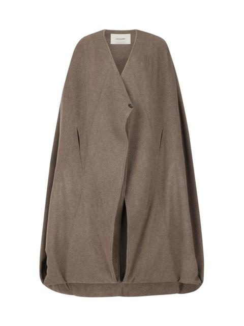 WOOL CAPE OCHRE