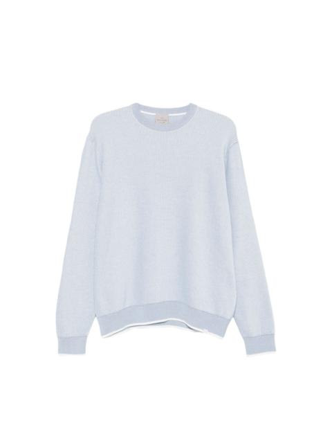 Cotton crew neck sweater