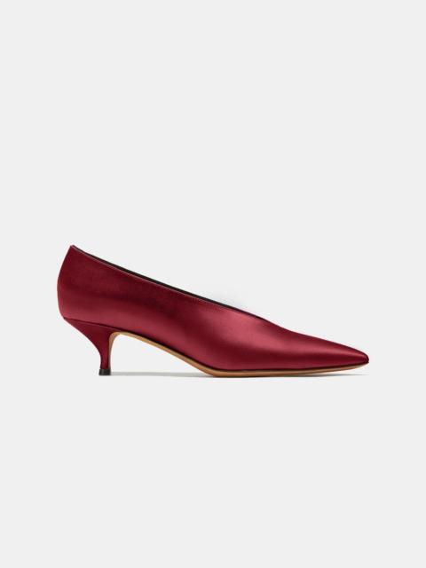VENETO IN BURGUNDY SATIN