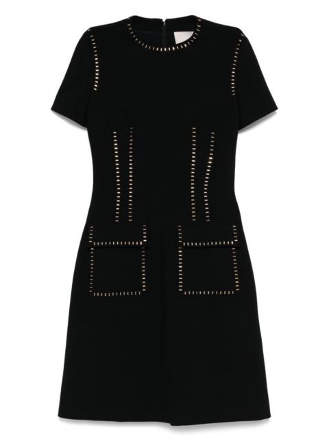 stud-embellished dress