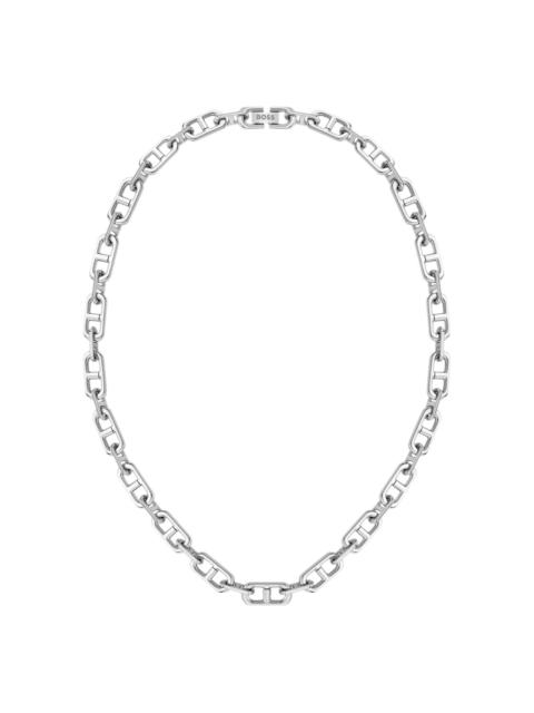 POLISHED AND BRUSHED CHAIN NECKLACE