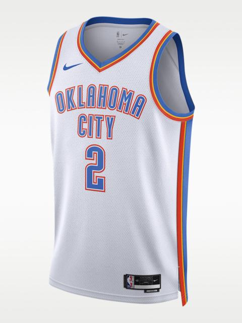 Shai Gilgeous-Alexander Oklahoma City Thunder 2022/23 Association Edition Men's Nike Dri-FIT NBA Swi