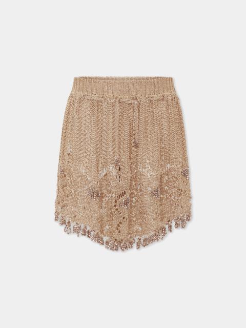 MINI SKIRT IN CROCHET
