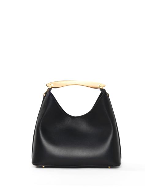 Small Boomerang Leather Black