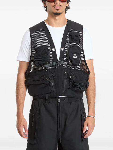 ACG Buttles mesh-panelled multi-pocket vest