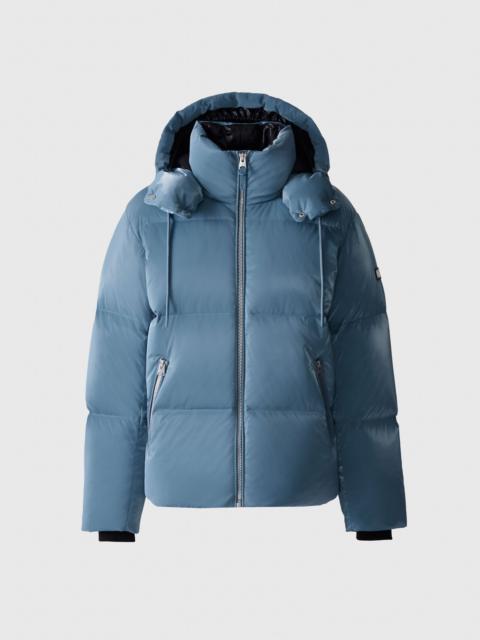 KENT-GLO High-Gloss Hooded Down Jacket