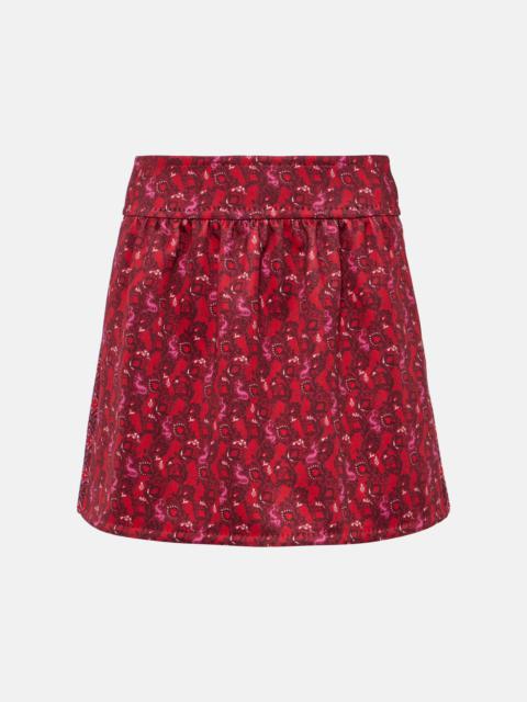 Balocco embellished floral midi skirt