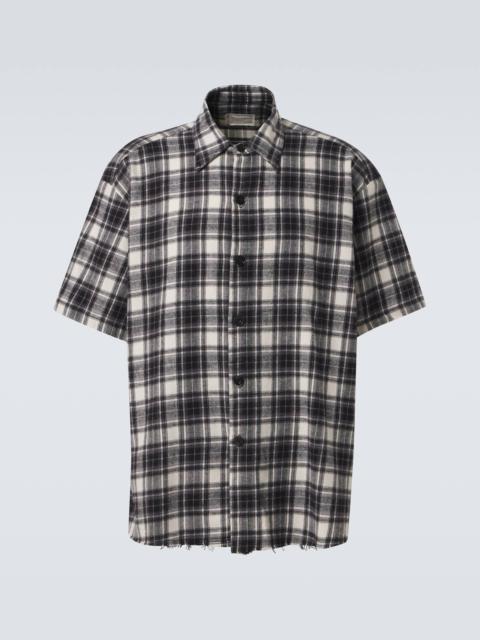 Plaid cotton shirt