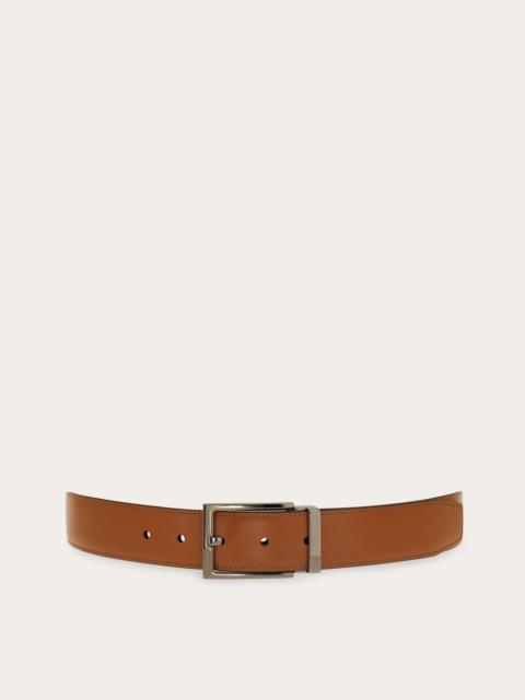 Reversible and adjustable Gancini belt