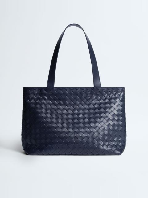 Small Intrecciato Zipped Tote