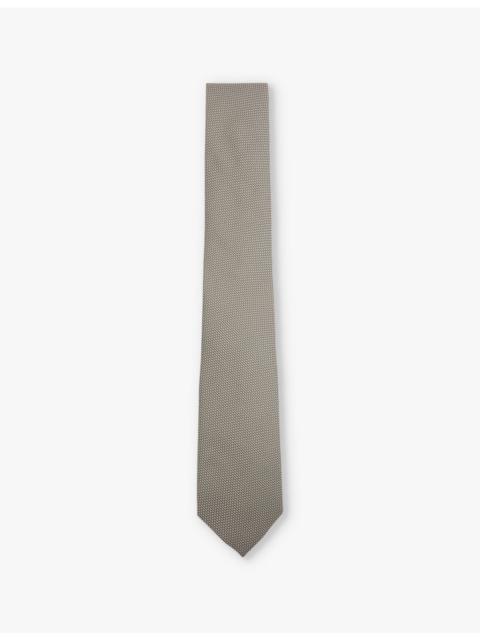 Ceremony textured woven tie