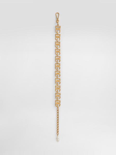 Chain belt with DG multi-logo