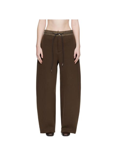 Brown Sponge Sweatpants