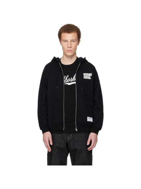 Black Classic Sweat Zip Hoodie