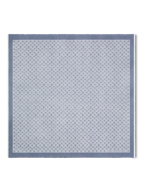 Monogram Denim Shawl
