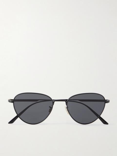 + Khaite 1991c D-frame Metal Sunglasses