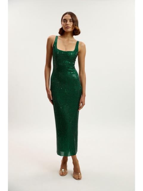 Premium Crystal Embellished Midi Dress