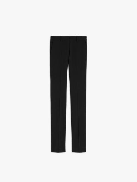 Tailored Slim-Leg Trouser in Black
