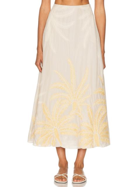 Pictographs Ankle Skirt