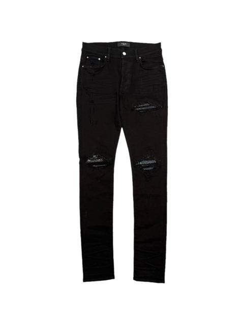 MX1 bandana-patch "Black" jeans