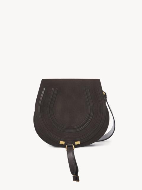 MARCIE SADDLE BAG IN SUEDE LEATHER