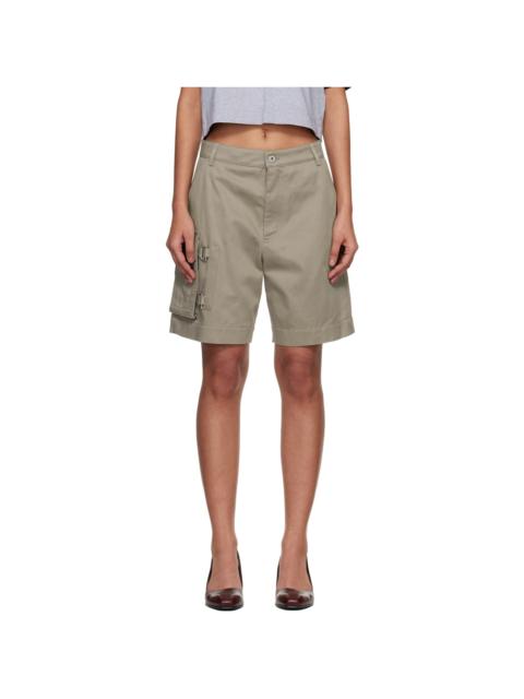 Beige Co Gab Pocket Shorts