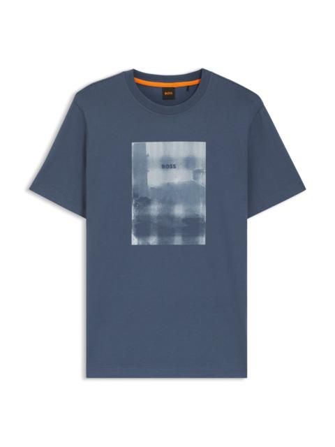 PRINTED-ARTWORK T-SHIRT IN COTTON JERSEY