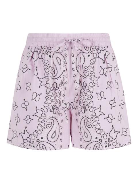 paisley print shorts
